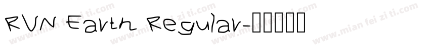 RVN Earth Regular字体转换